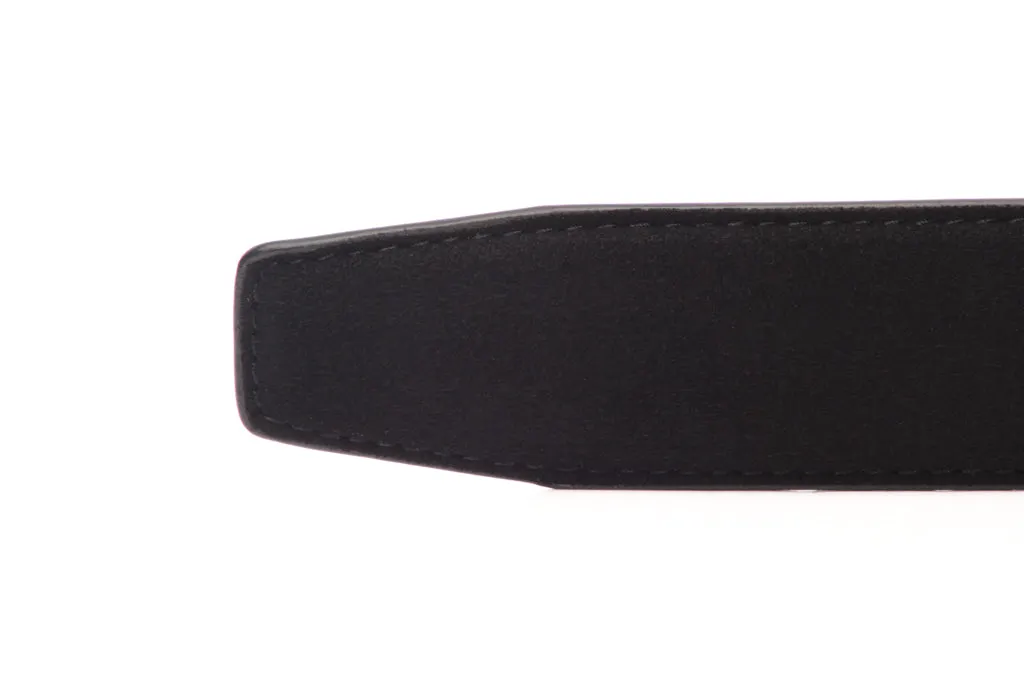 1.5" Black Micro-Suede Strap