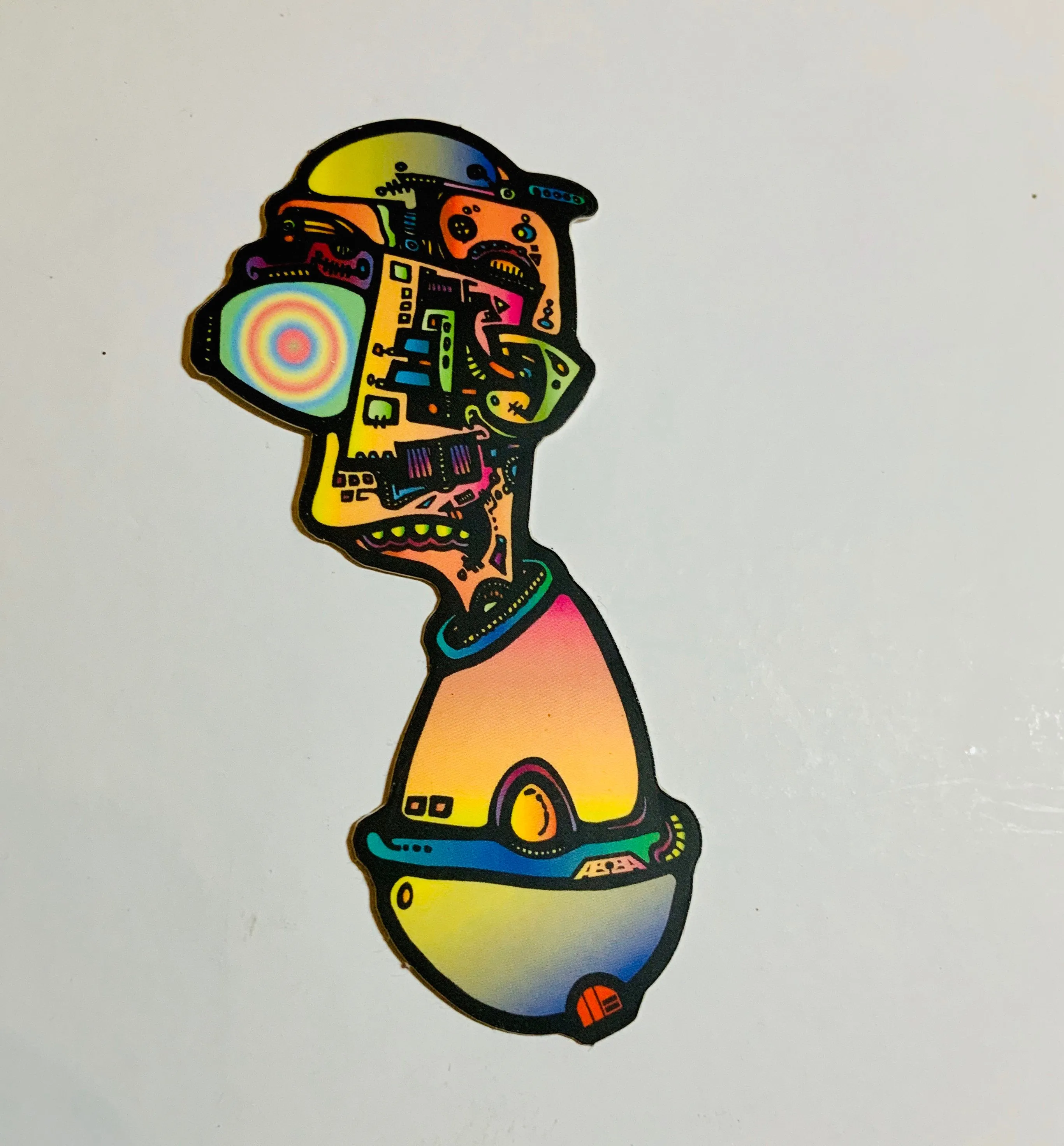 AEQEA Check out the big brain on Brad Sticker