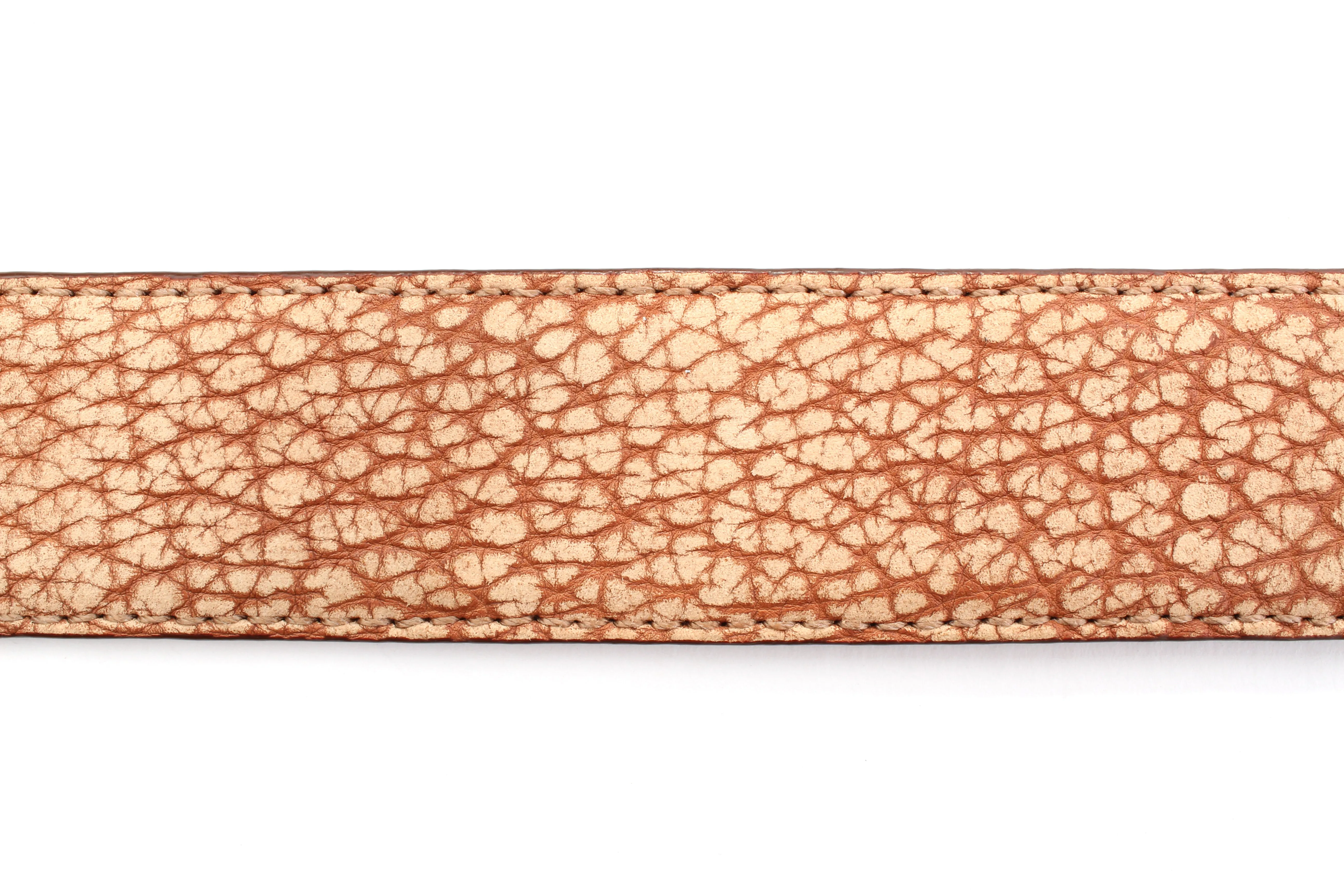 American Bison Leather / American Bison Suede Leather (strap only - 50" length)