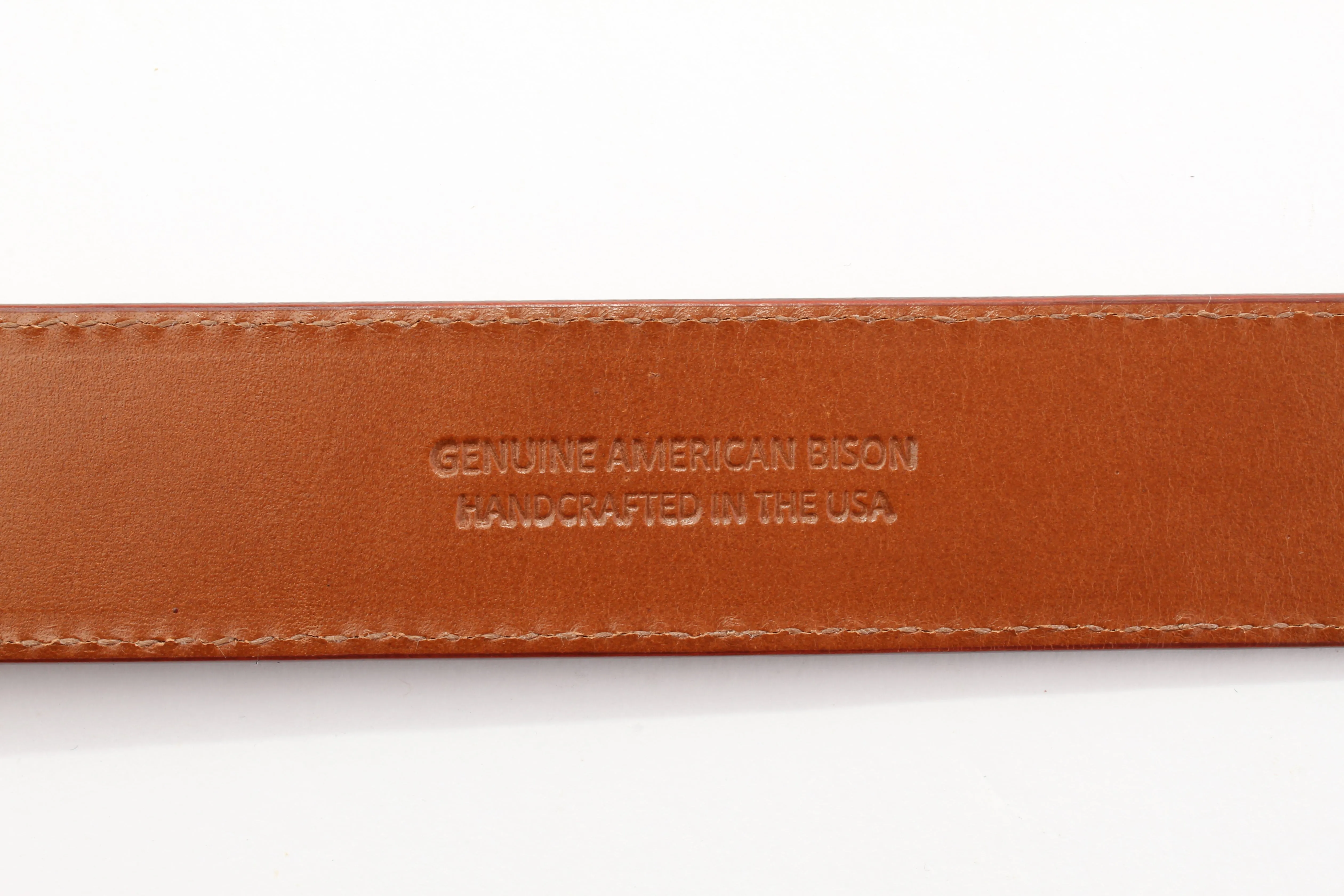 American Bison Leather / American Bison Suede Leather (strap only - 50" length)