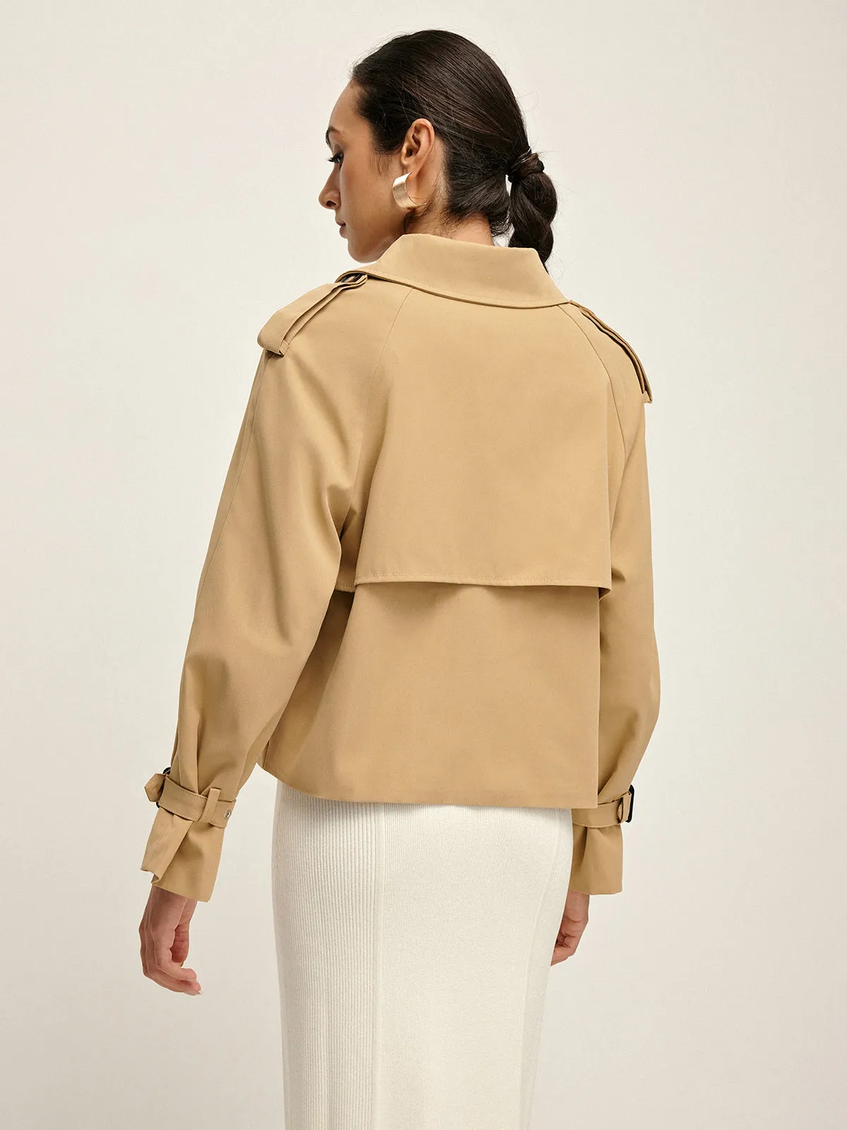 Chicmy-Winter Outfits Christmas Thanksgiving Gift New Year's Eve Outfits Streetwear Fashion Breasted Lapel Trench Coat