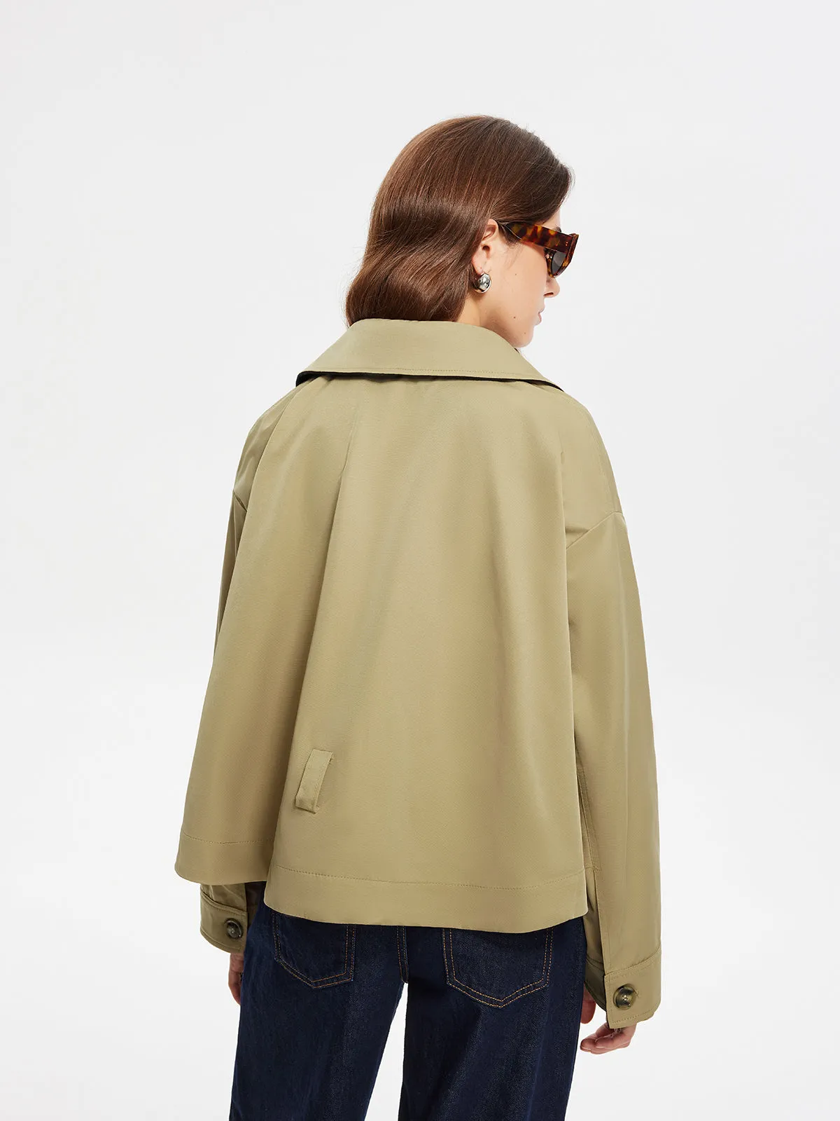 Chicmy-Winter Outfits Christmas Thanksgiving Gift New Year's Eve Outfits Streetwear Fashion Contrast Belt Button Trench Coat