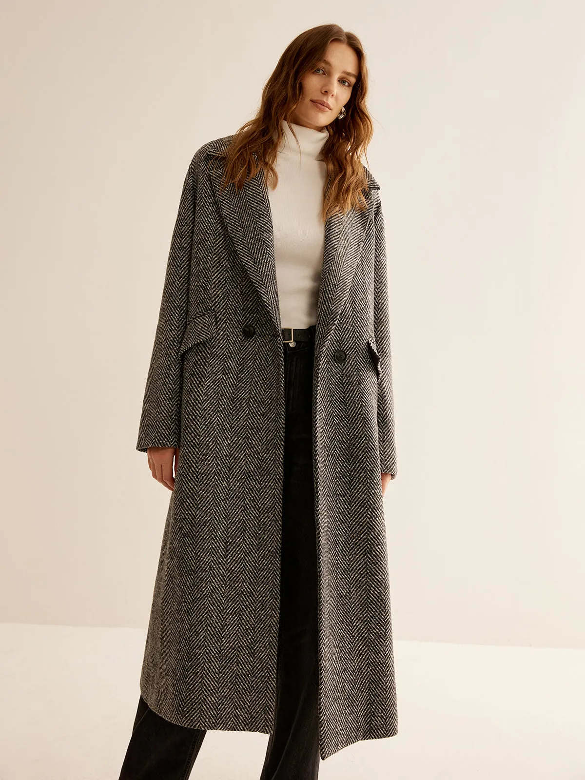 Chicmy-Winter Outfits Christmas Thanksgiving Gift New Year's Eve Outfits Streetwear Fashion Essential Versatile Long Trench Coat