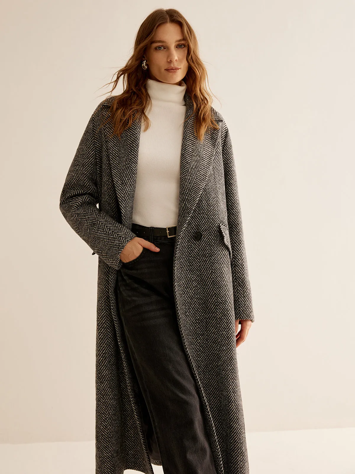Chicmy-Winter Outfits Christmas Thanksgiving Gift New Year's Eve Outfits Streetwear Fashion Essential Versatile Long Trench Coat