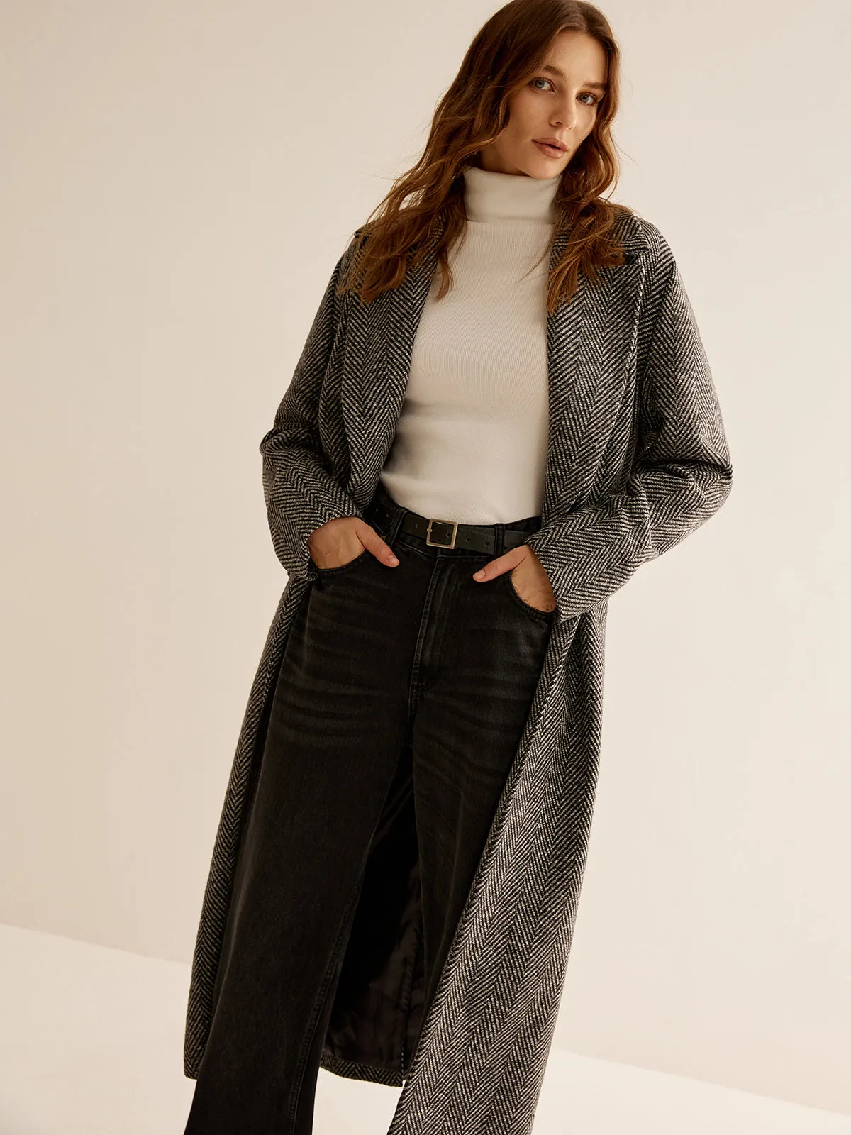 Chicmy-Winter Outfits Christmas Thanksgiving Gift New Year's Eve Outfits Streetwear Fashion Essential Versatile Long Trench Coat