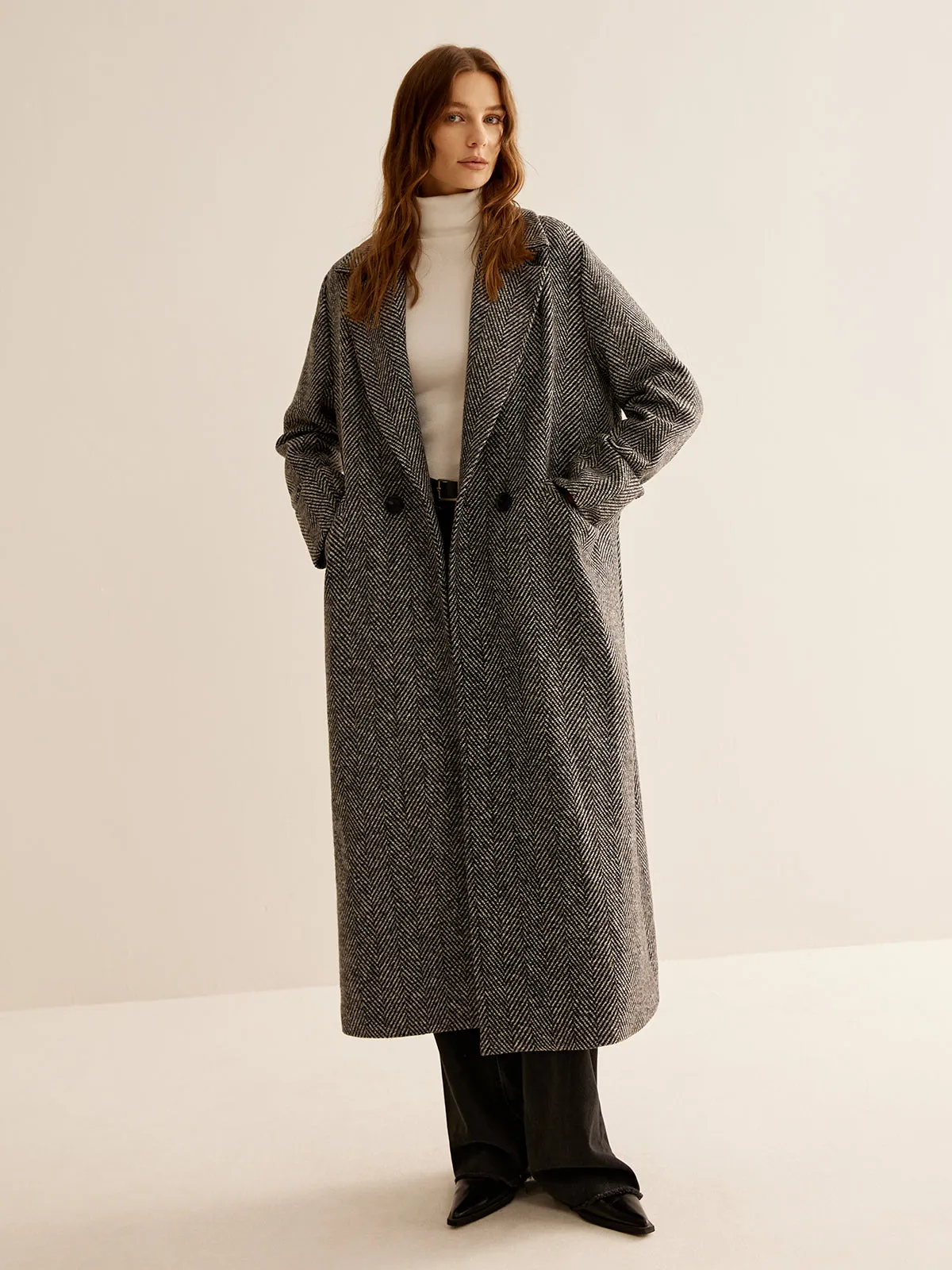 Chicmy-Winter Outfits Christmas Thanksgiving Gift New Year's Eve Outfits Streetwear Fashion Essential Versatile Long Trench Coat
