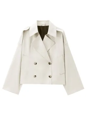 Chicmy-Winter Outfits Christmas Thanksgiving Gift New Year's Eve Outfits Streetwear Fashion Lapel Breasted Trench Coat