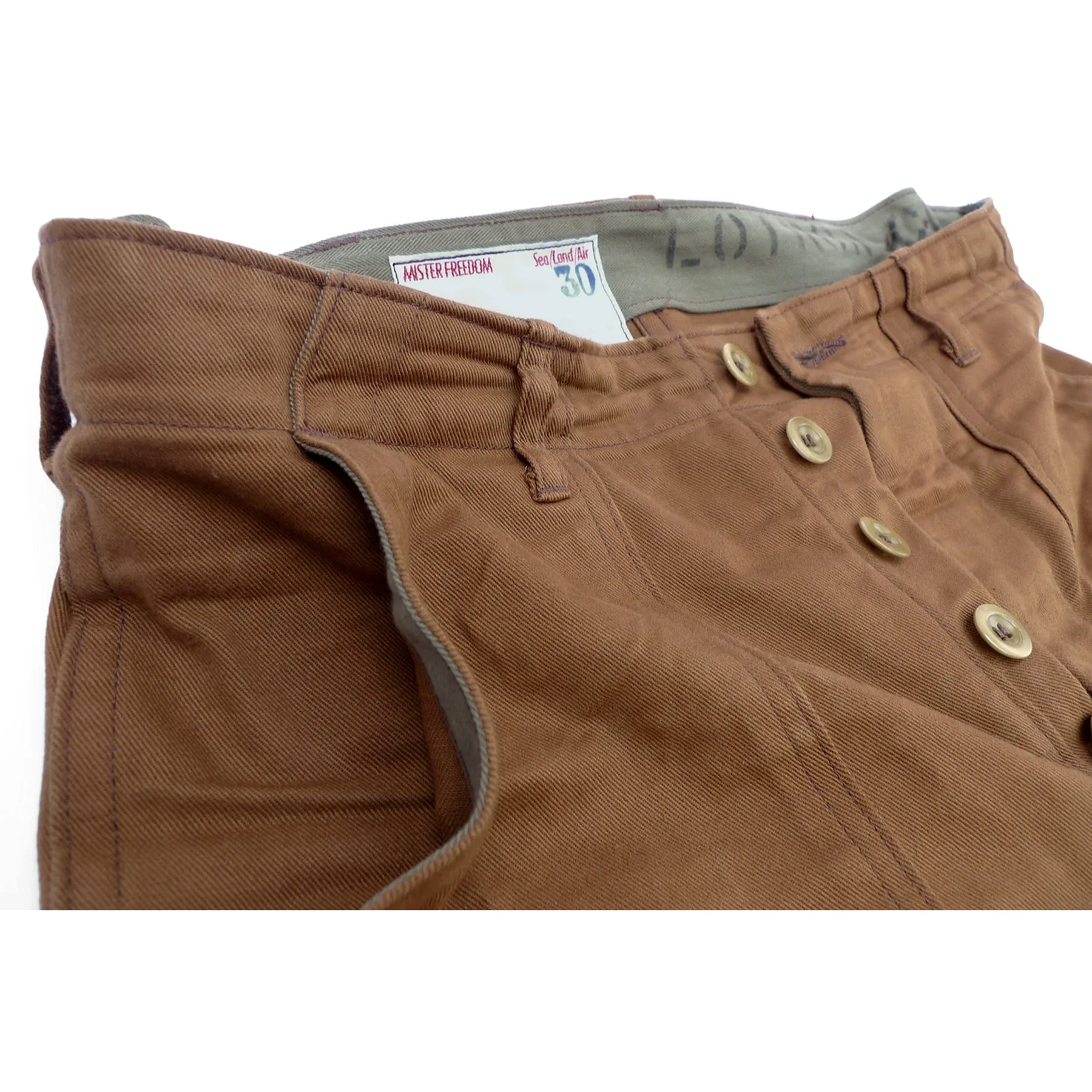 Crew Pants - Brown Twill - Warehouse