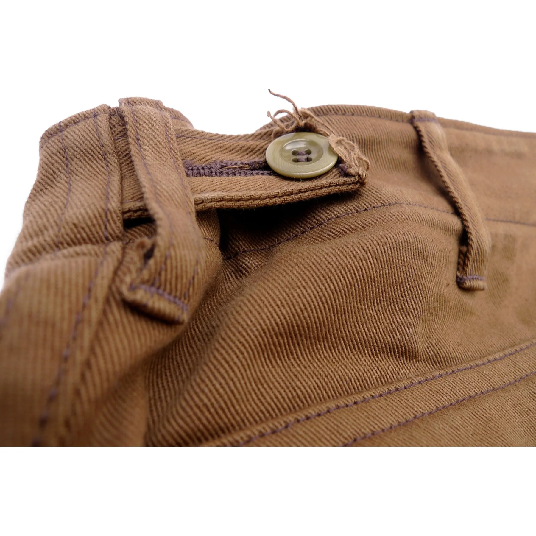 Crew Pants - Brown Twill - Warehouse