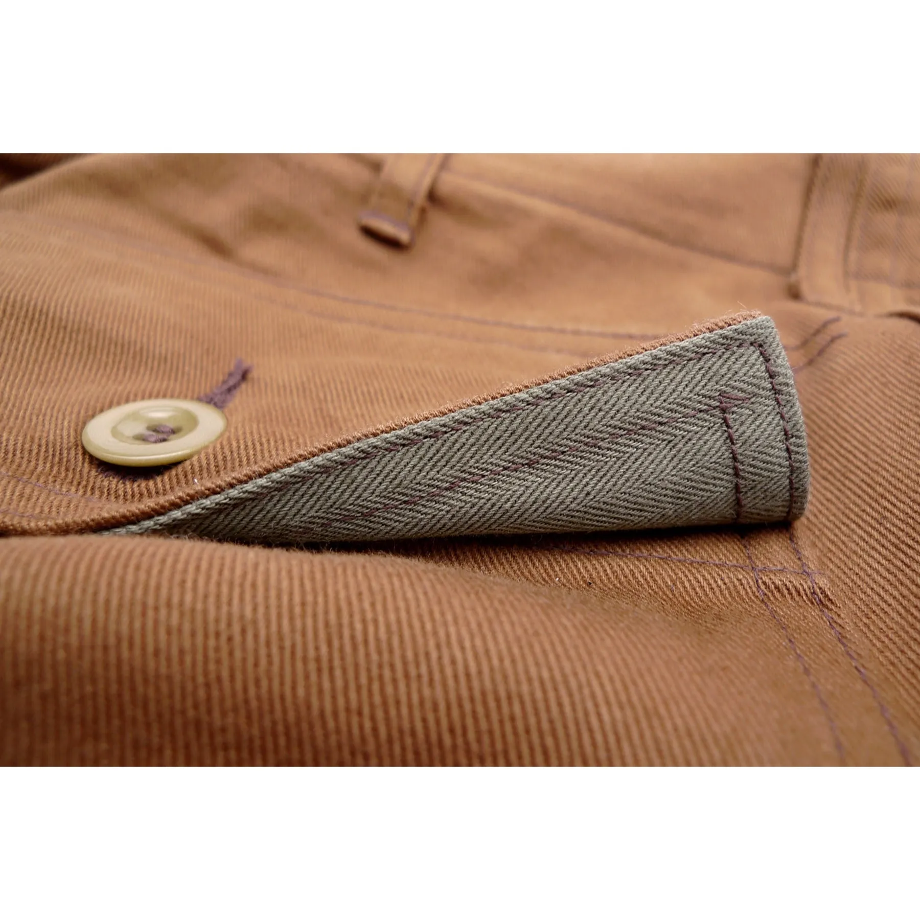 Crew Pants - Brown Twill - Warehouse