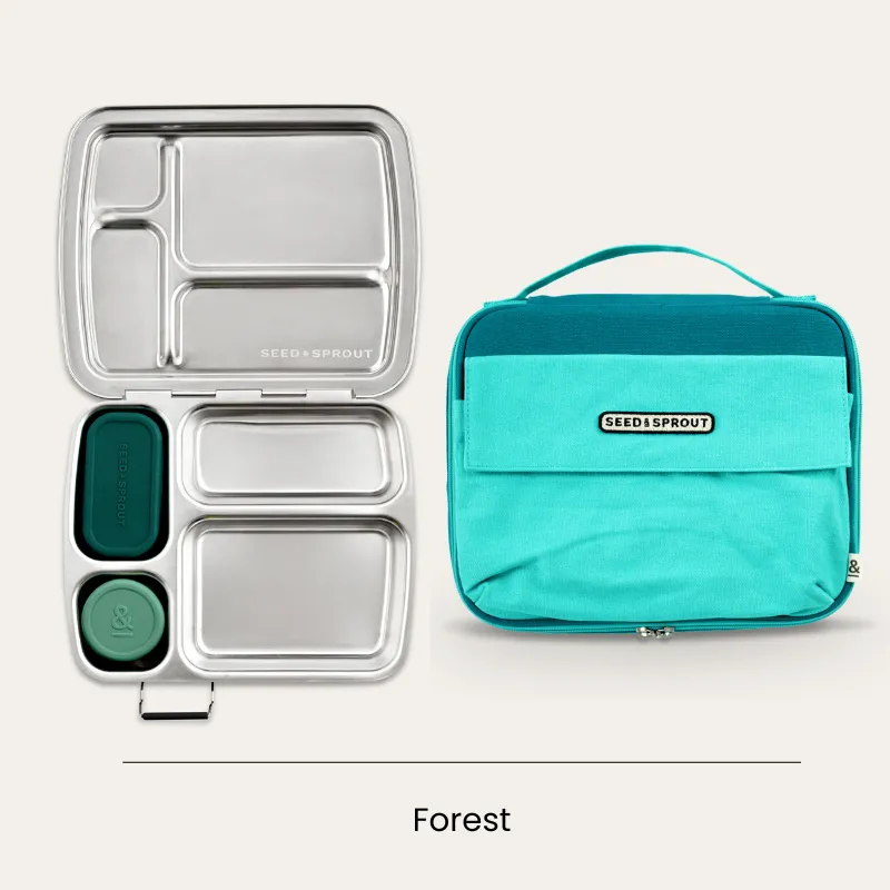Crunchbox Lunchbox 2 Pot Set Bundle