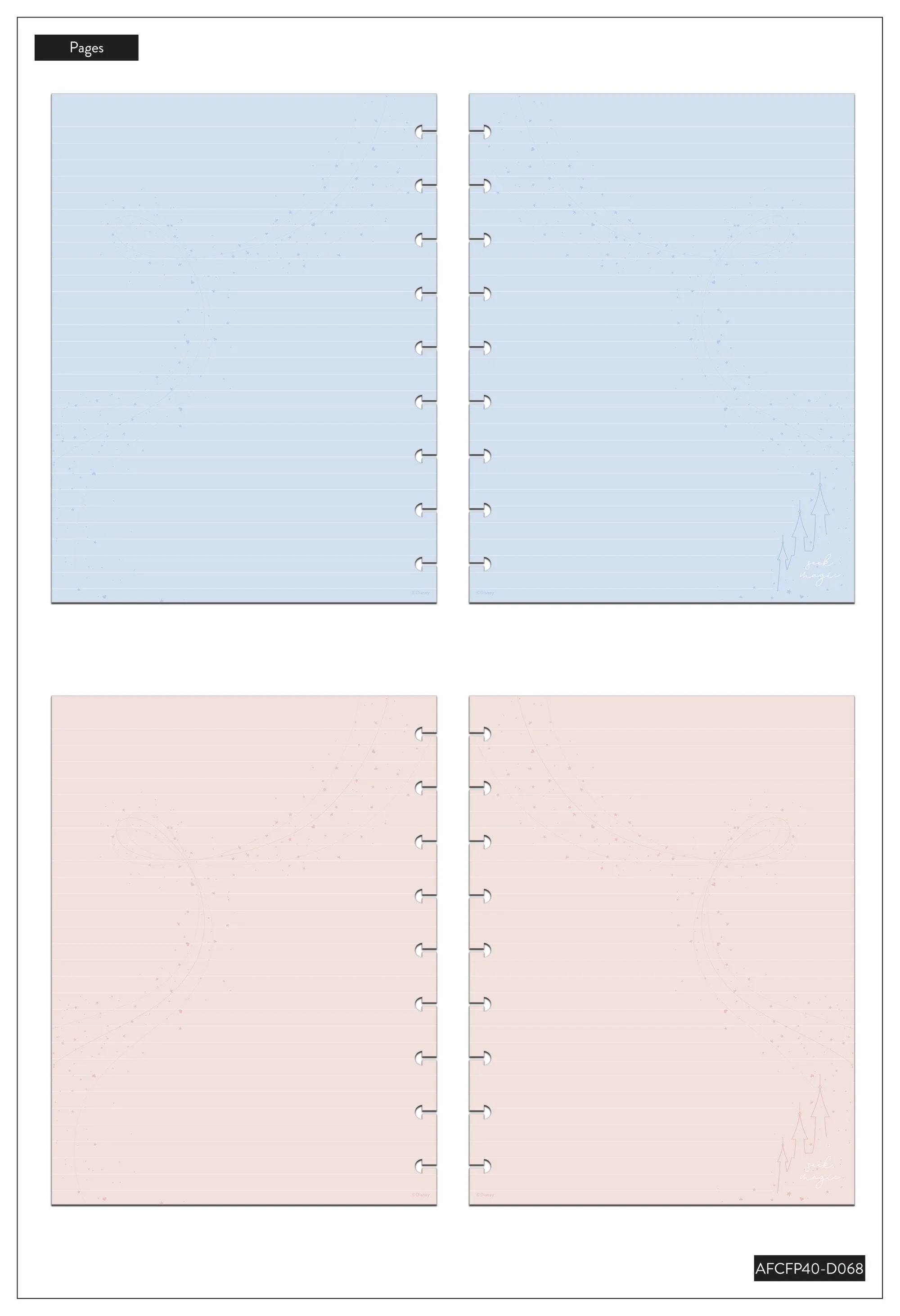 Disney © Princess Elegance Seek Magic Classic Filler Paper