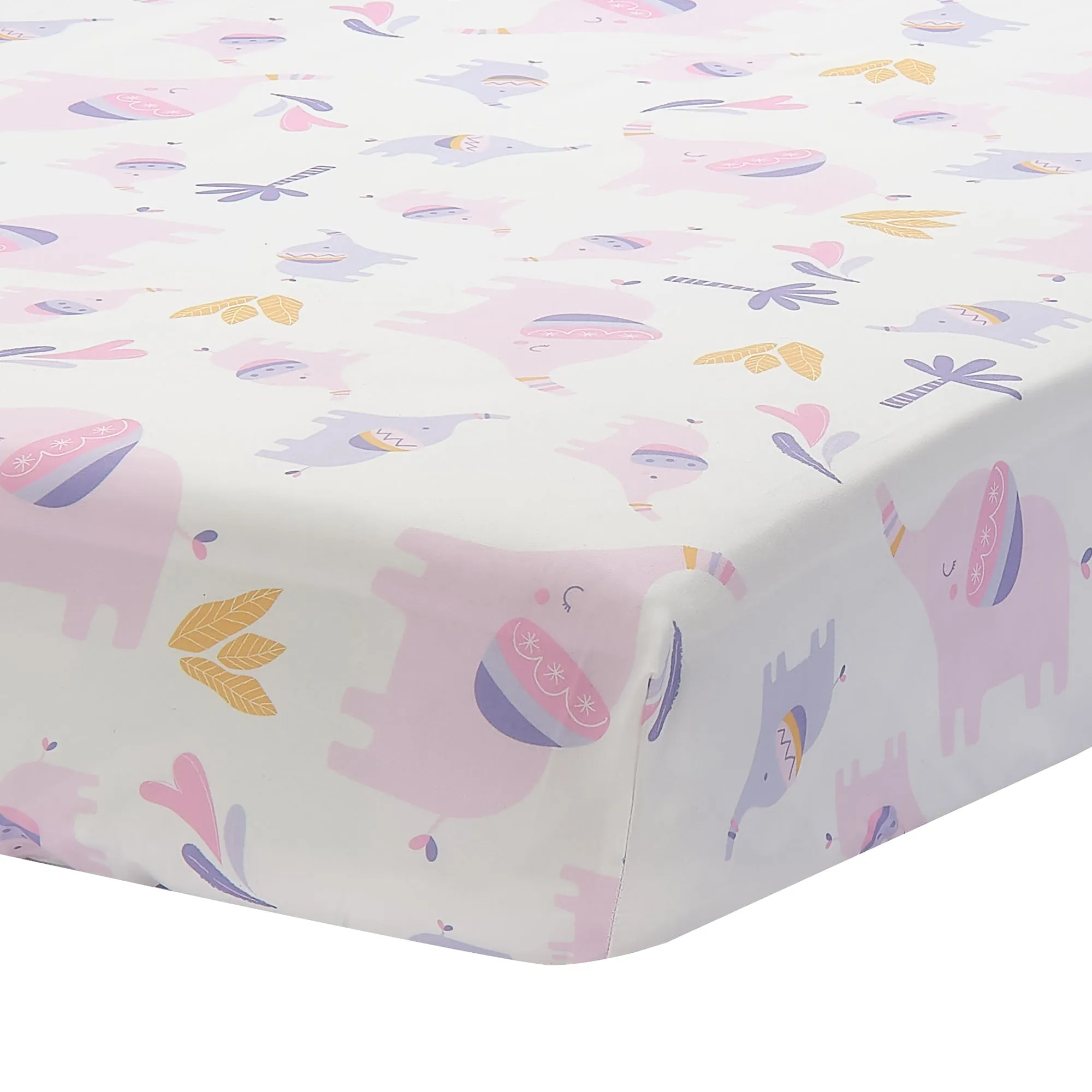 Elephant Dreams 5-piece Crib Bedding Set