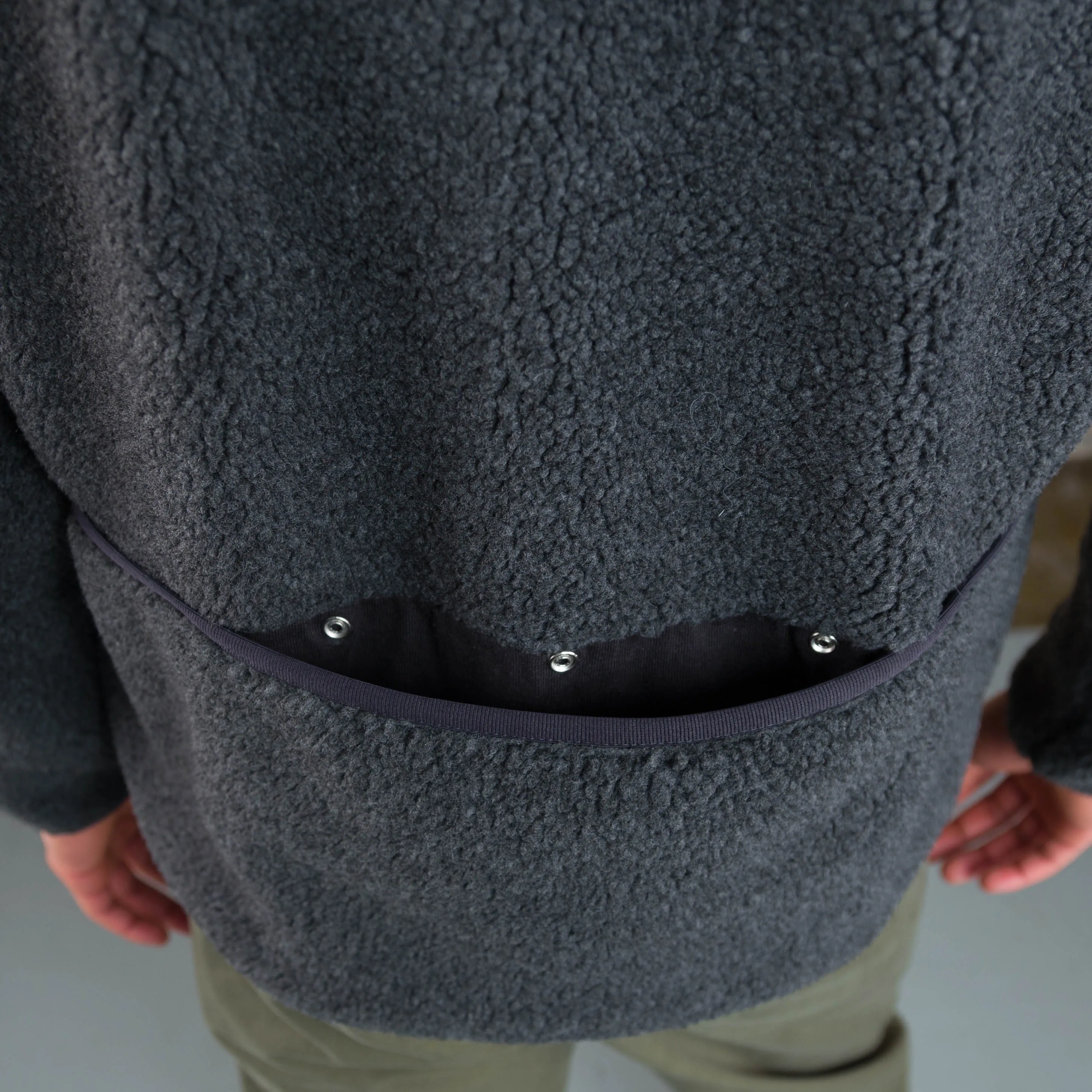 Himalayas Fleece Jacket - Charcoal