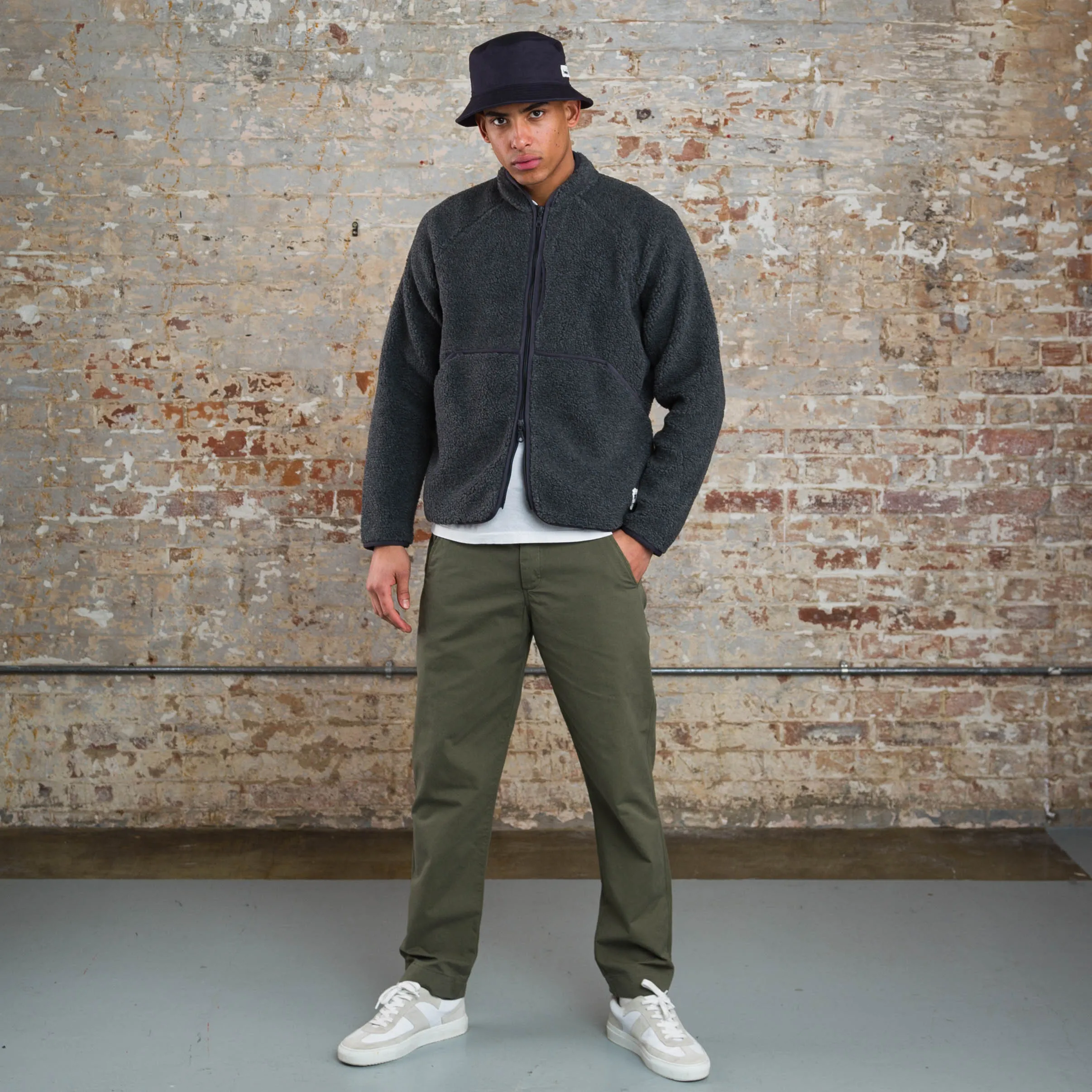 Himalayas Fleece Jacket - Charcoal