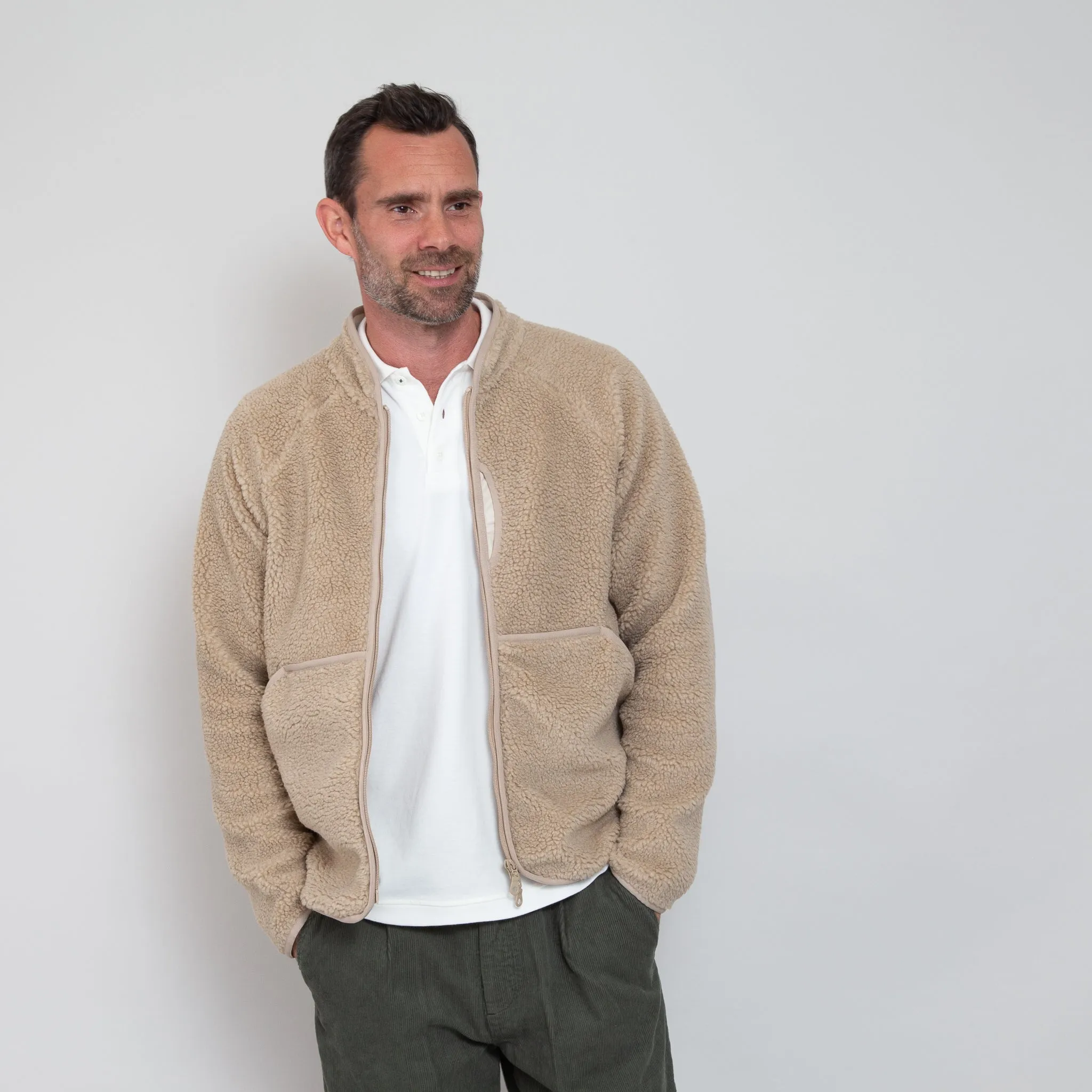 Himalayas Fleece Jacket - Oat
