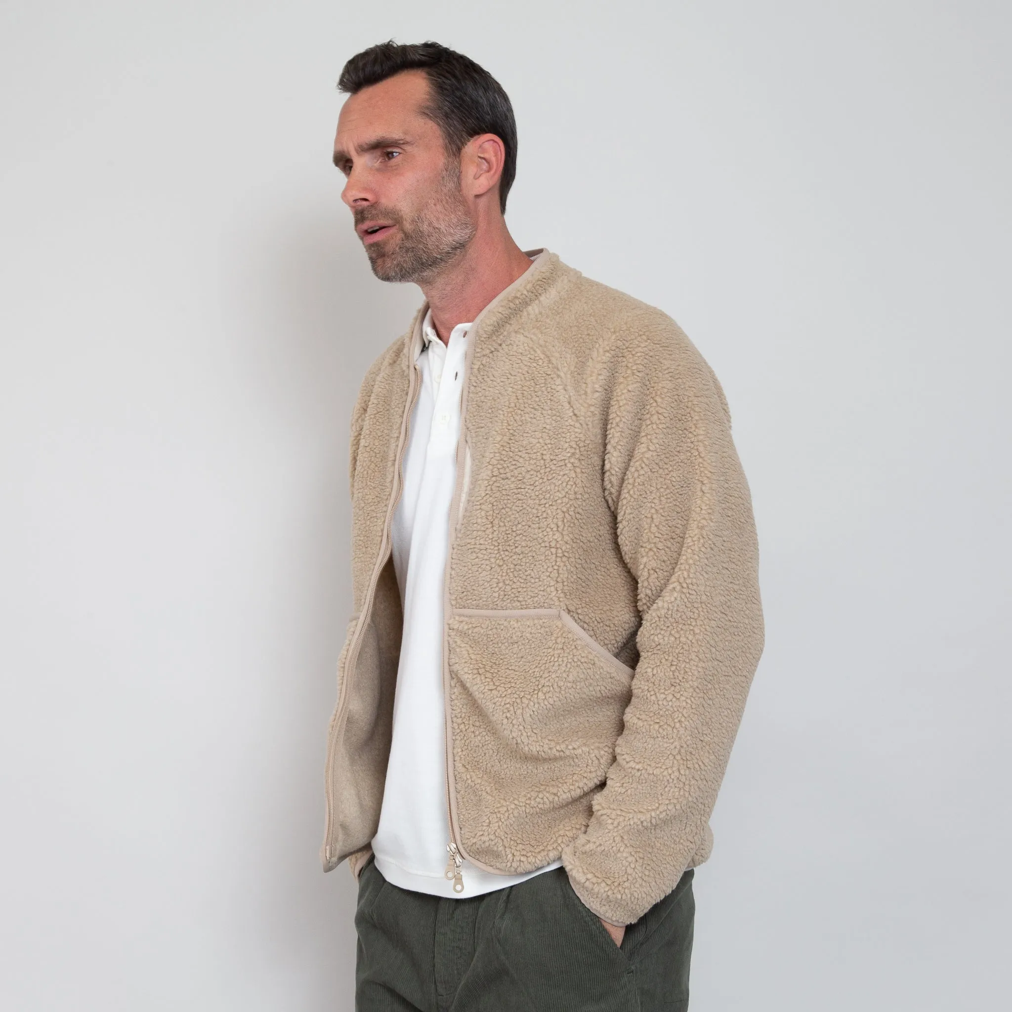 Himalayas Fleece Jacket - Oat