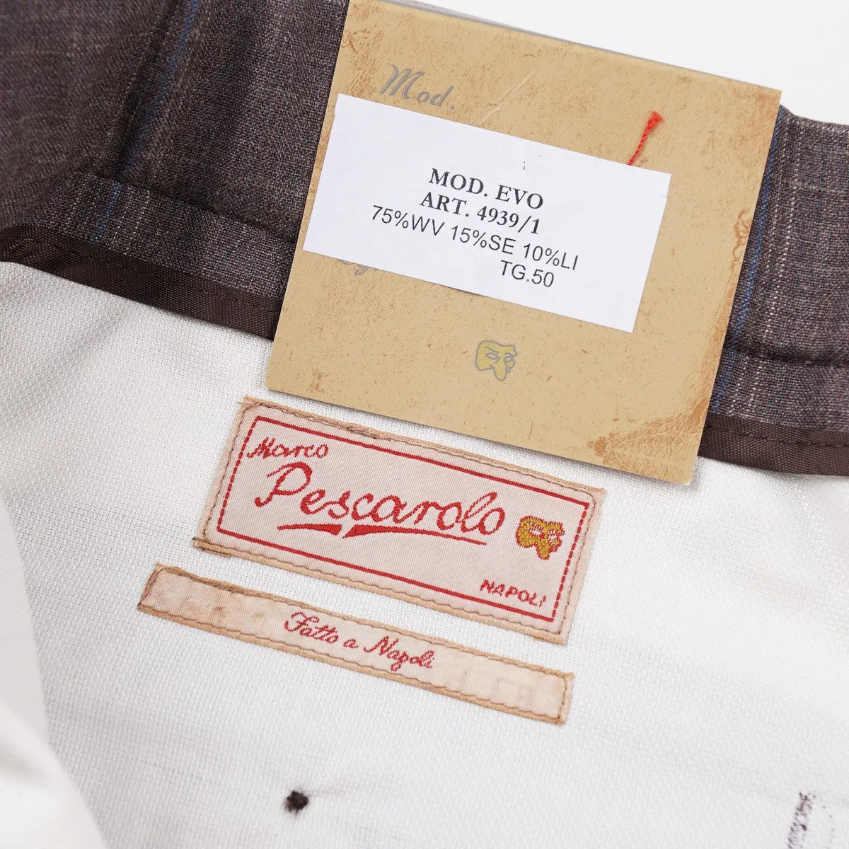 Marco Pescarolo Lightweight Wool-Blend Pants