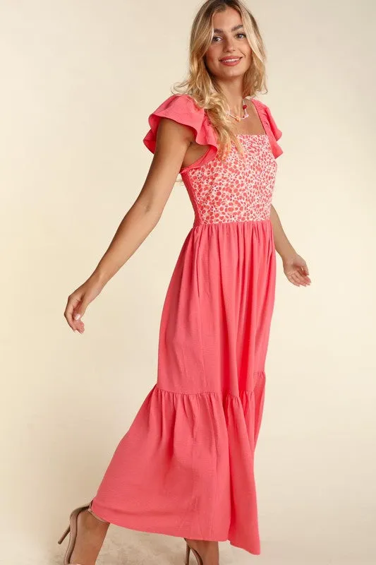 Maxi Dress with Embroidery details