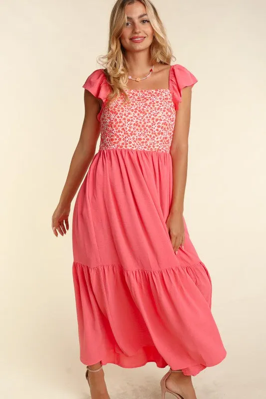 Maxi Dress with Embroidery details