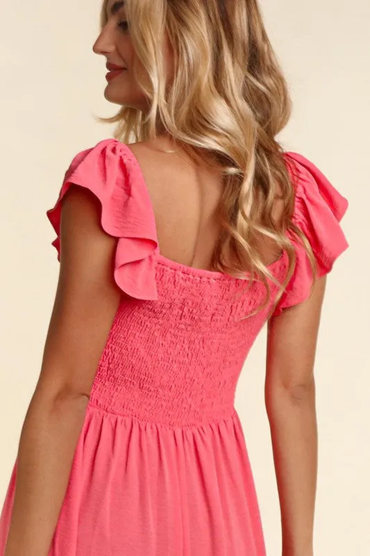 Maxi Dress with Embroidery details