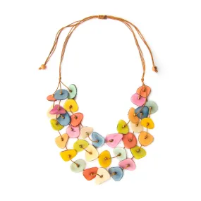 Multi-Color Tagua Seed Necklace