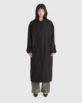 Paneled Cotton Trench Coat (W)