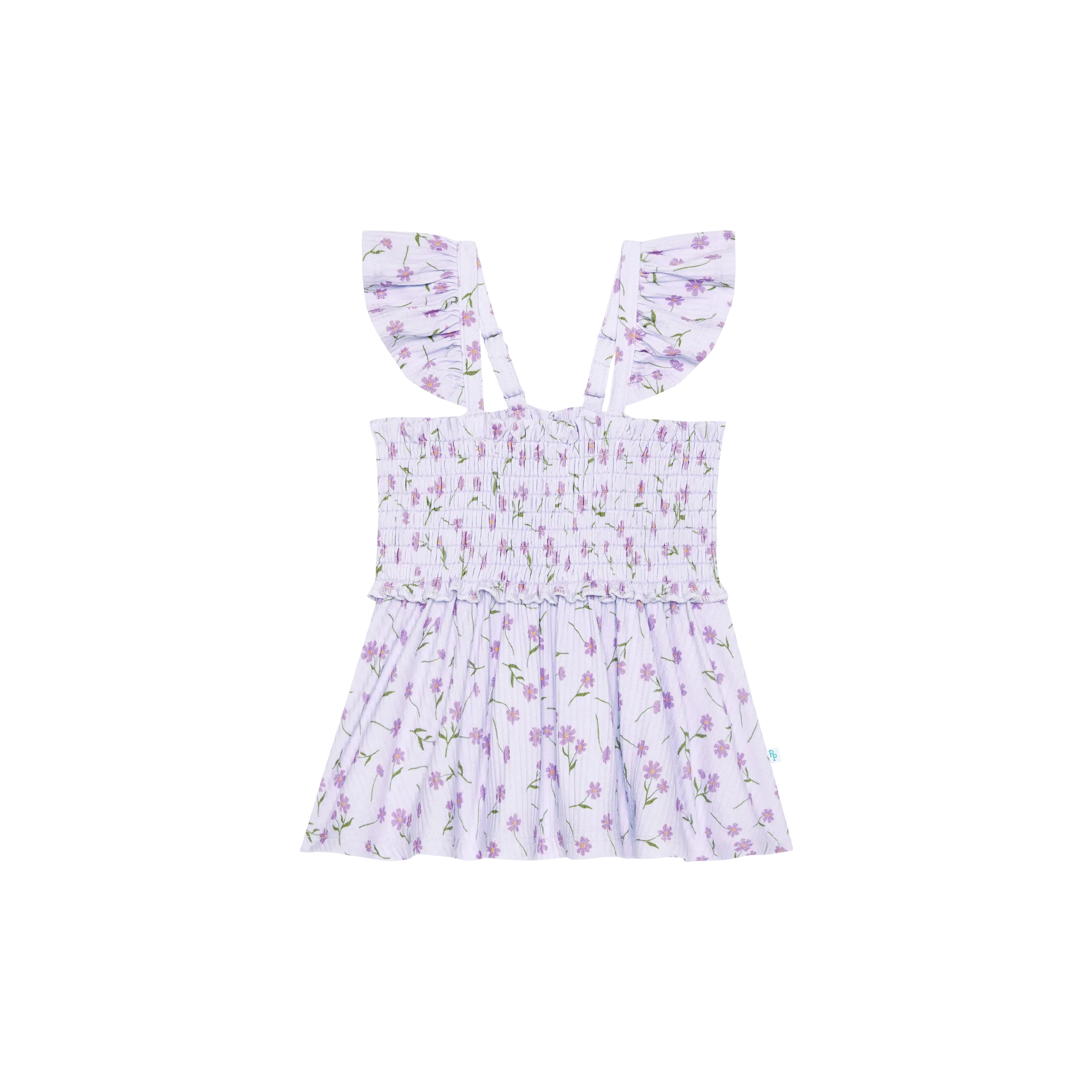 POS Jeanette Flutter Sleeve Smocked Babydoll Dress
