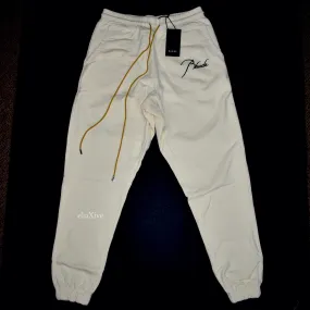 Rhude - Cream White Logo Embroidered Lounge Pants / Sweatpants