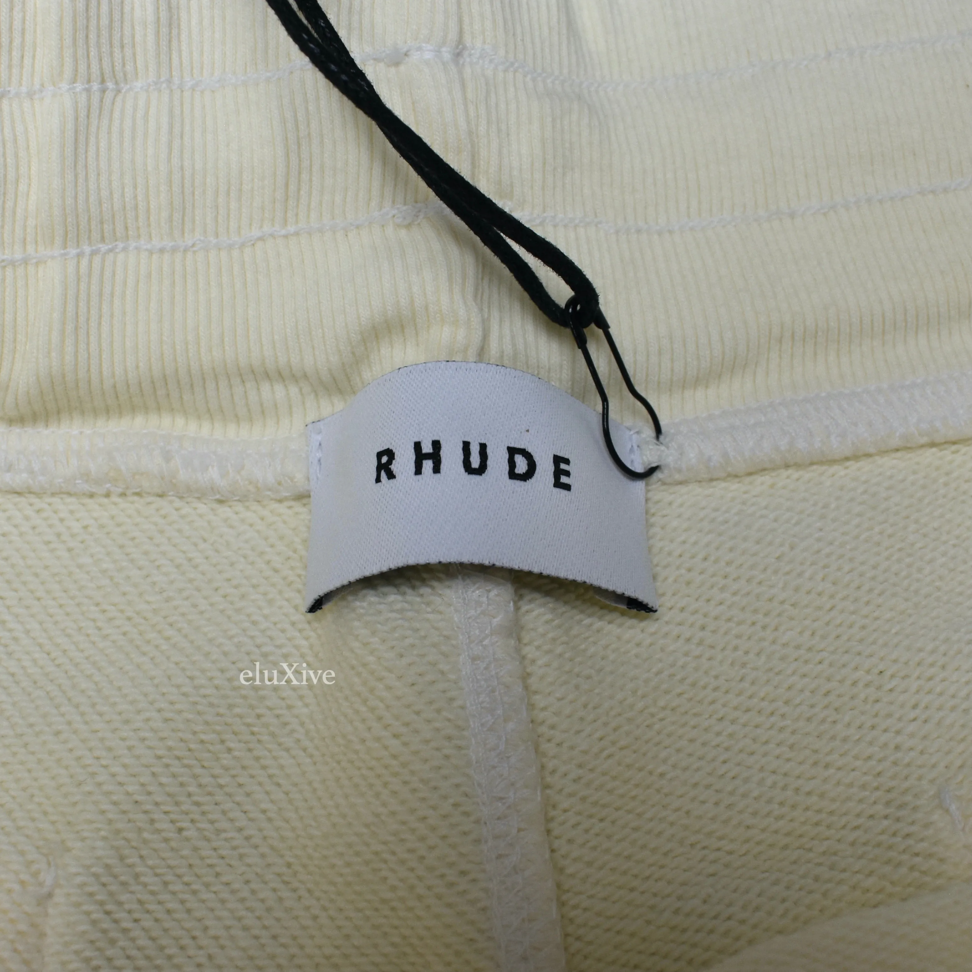 Rhude - Cream White Logo Embroidered Lounge Pants / Sweatpants