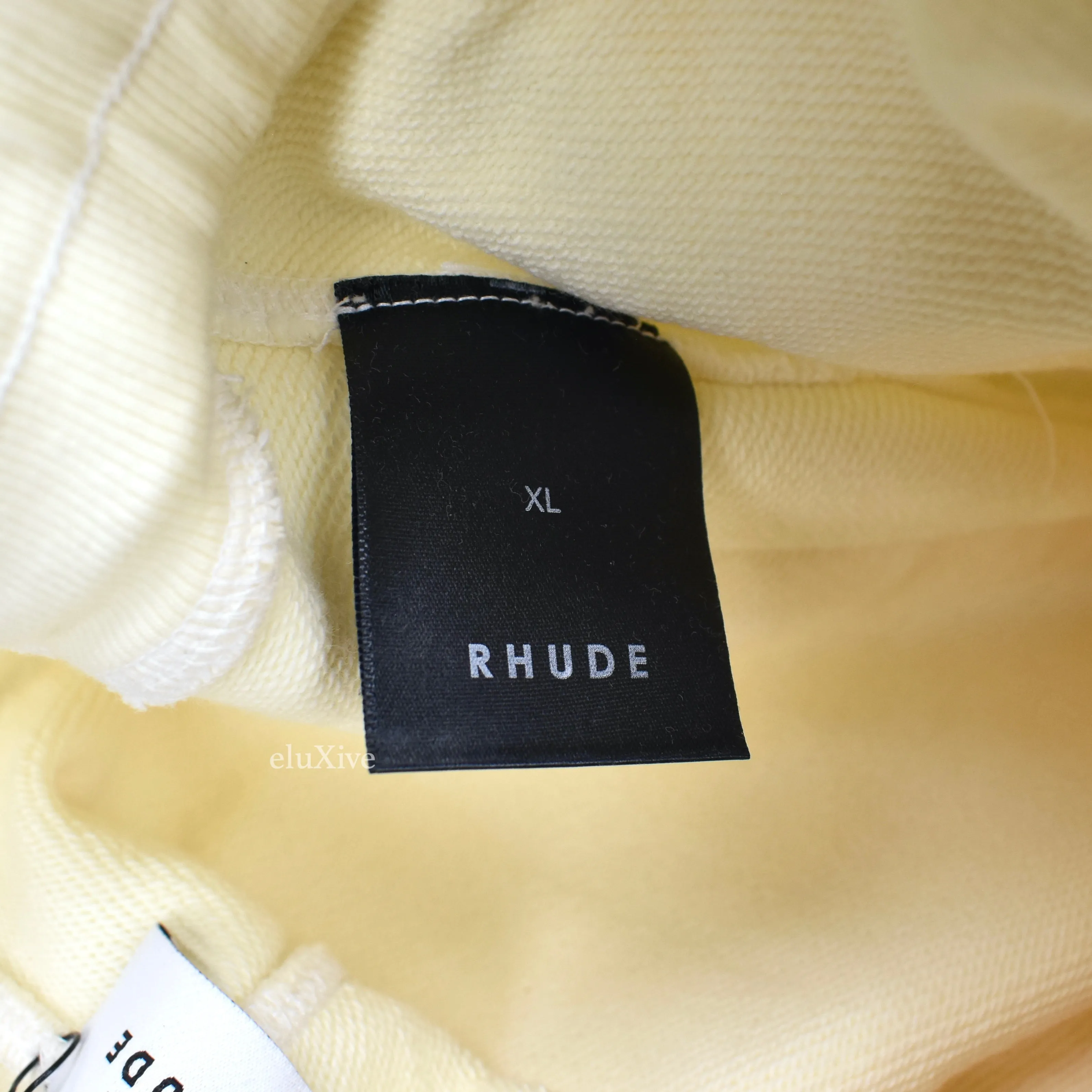 Rhude - Cream White Logo Embroidered Lounge Pants / Sweatpants