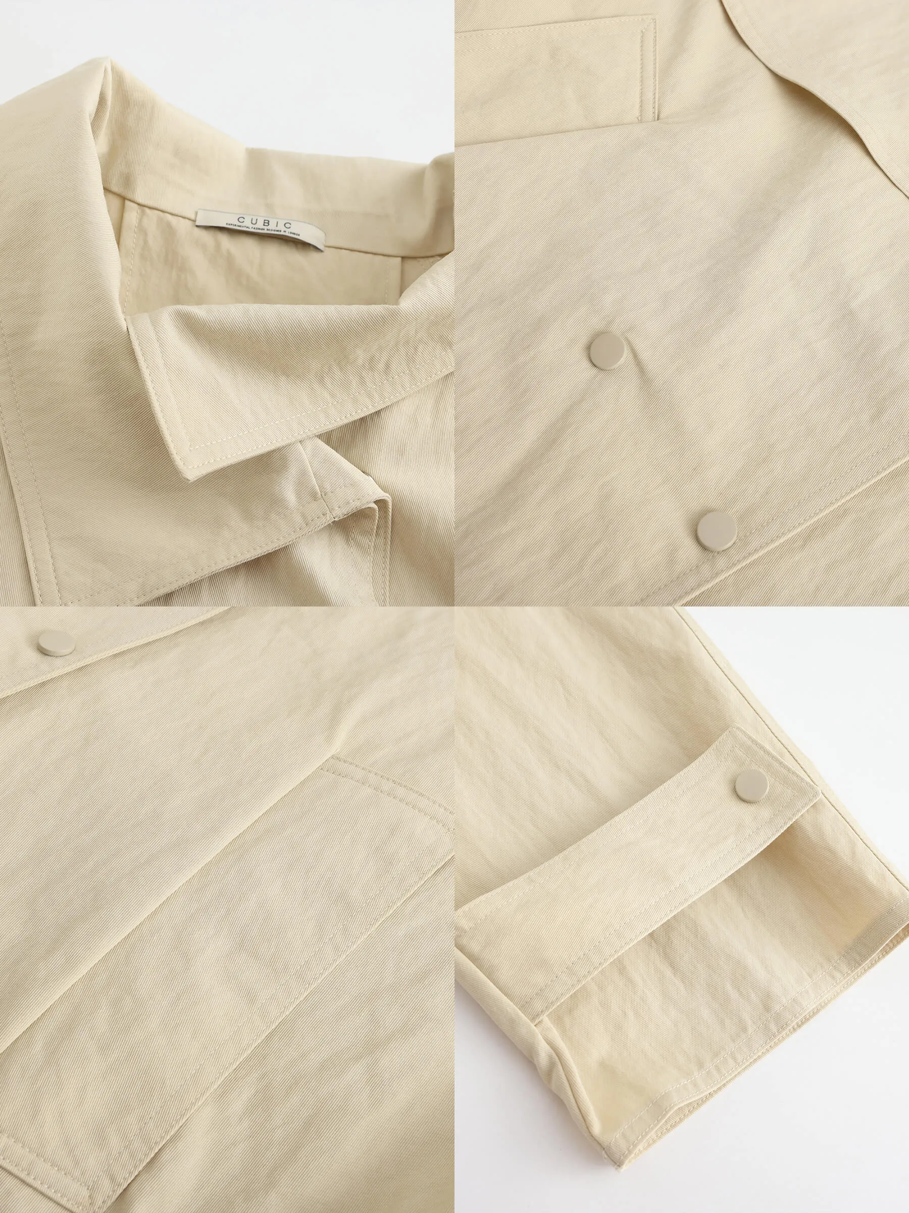 Short Length Belted Trench Coat