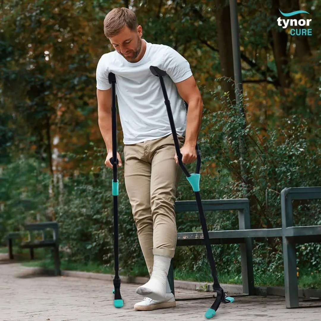 Skipper Axilla Crutch Black - Durable & Adjustable Mobility Aid