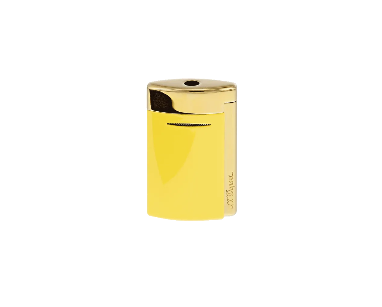 S.T. Dupont MiniJet Pastel Yellow and Gold Lighter