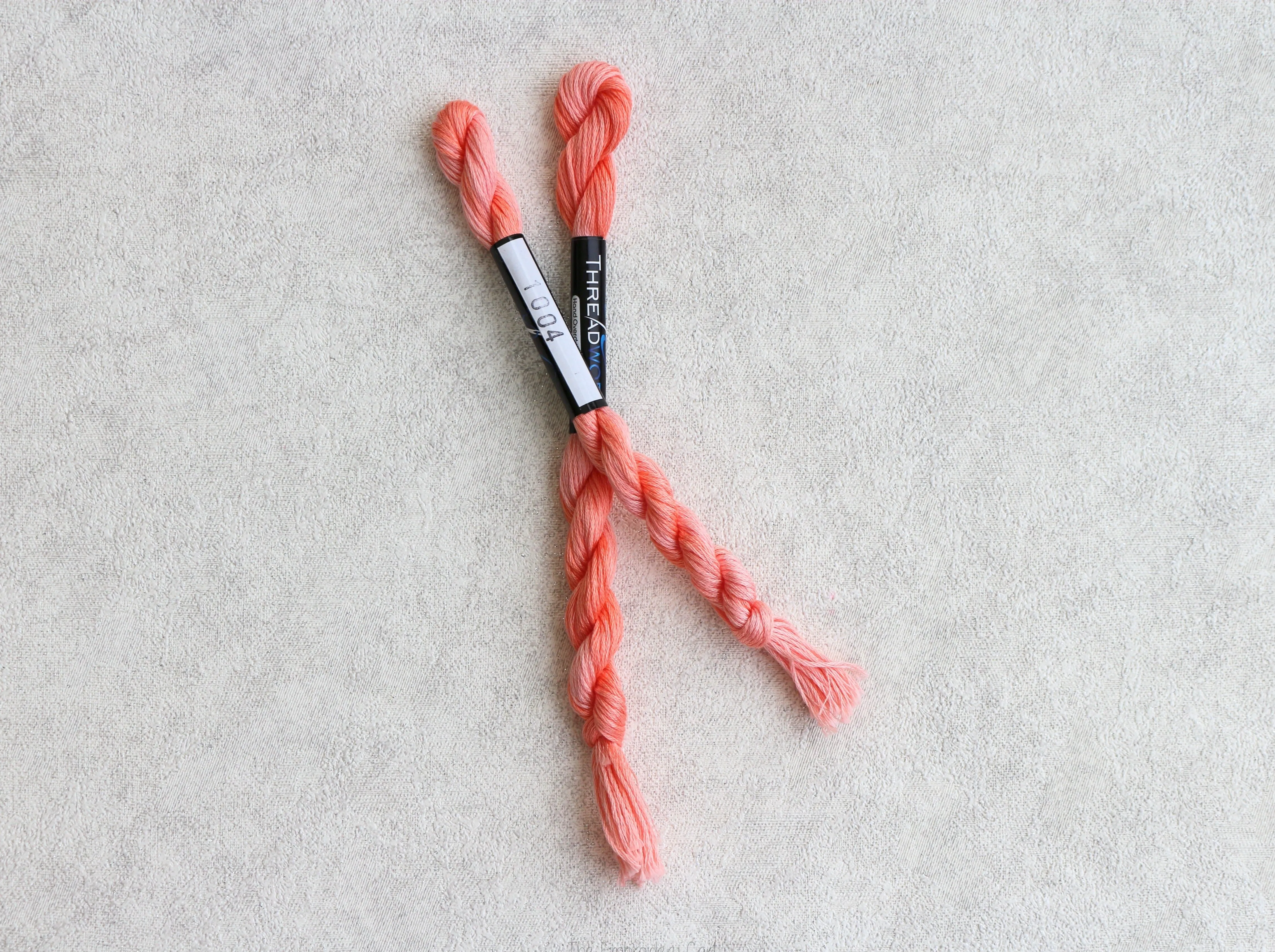 ThreadworX Mango Margarita 1004- Pastel Peach Orange Variegated Embroidery Thread