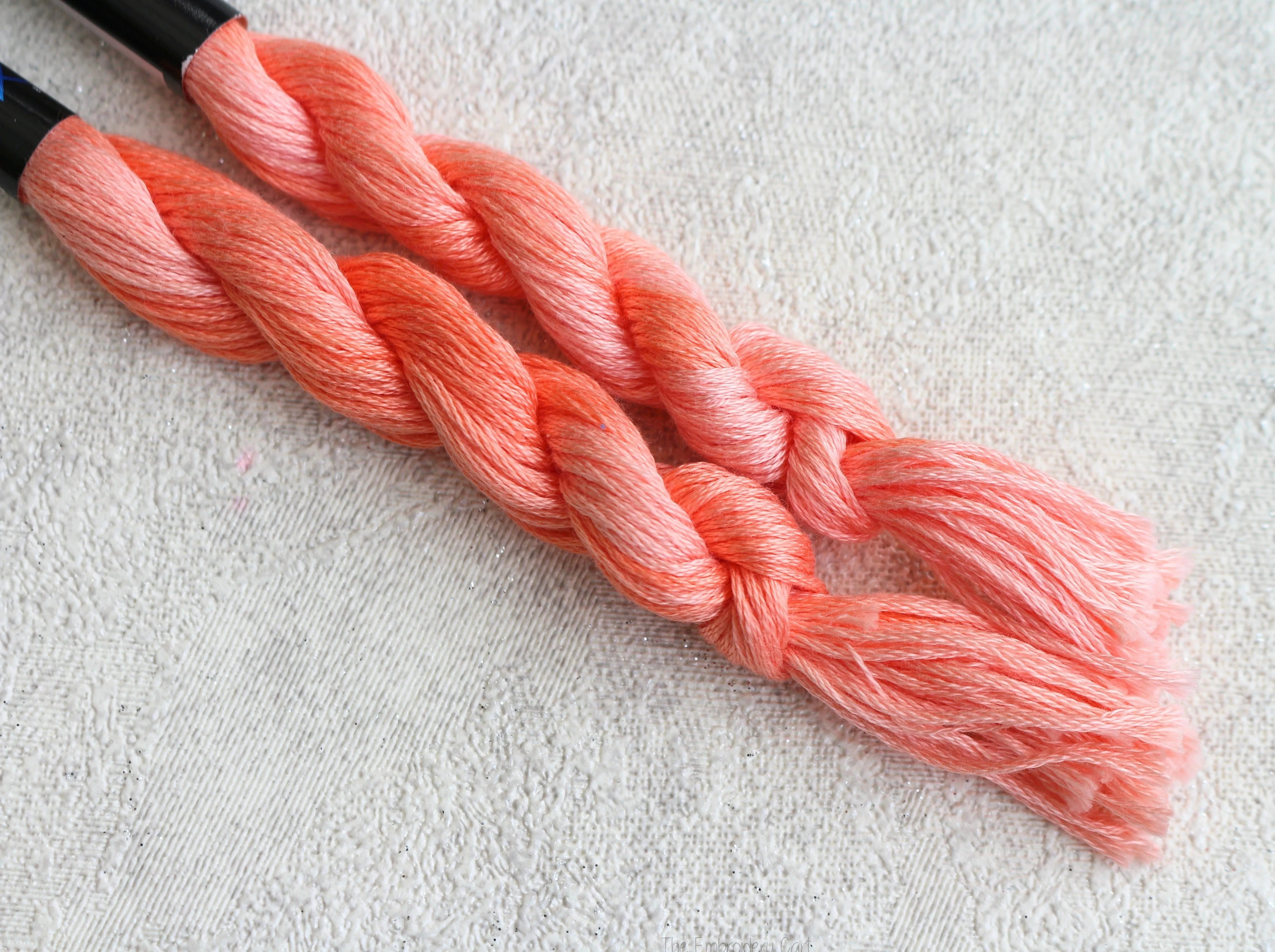 ThreadworX Mango Margarita 1004- Pastel Peach Orange Variegated Embroidery Thread