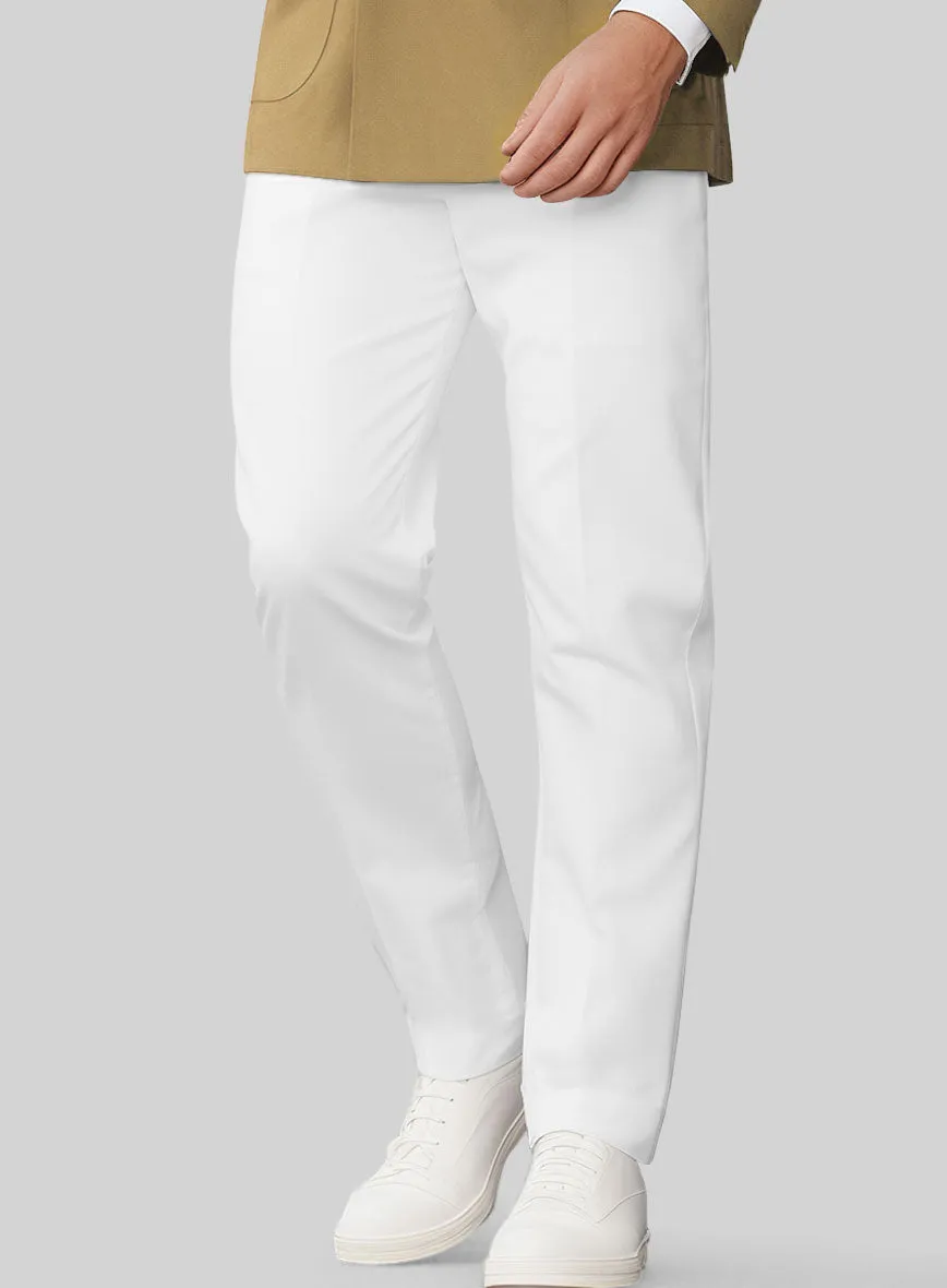 White Khaki Cotton Suit